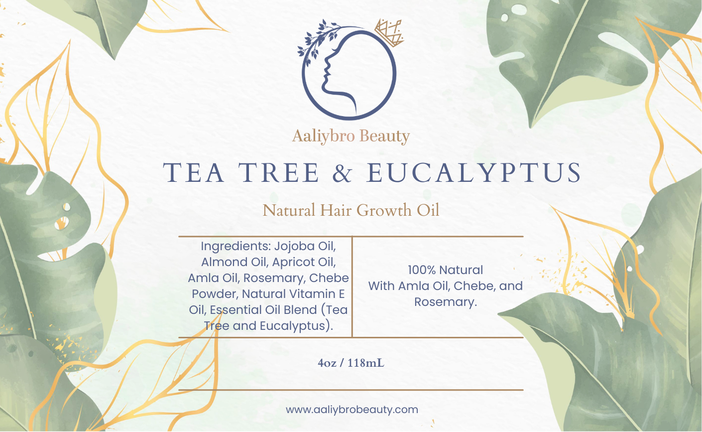 Tea Tree and Eucalyptus Growth Oil