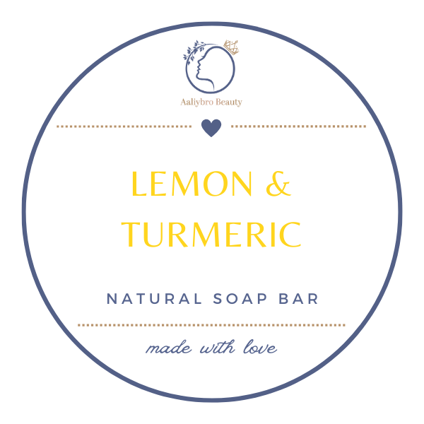 Lemon and Turmeric Face and Body Soap Bar